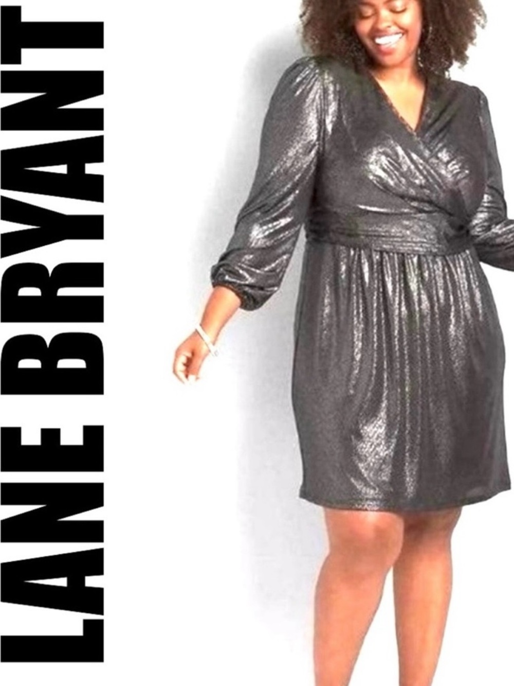 🌺LANE BRYANT Metallic Shimmer Dress🌺